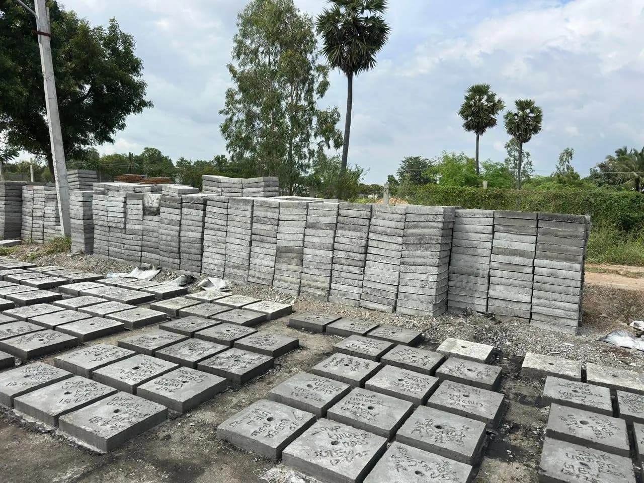 Quality Pole Manufacturing process showing RCC and PSC electric poles